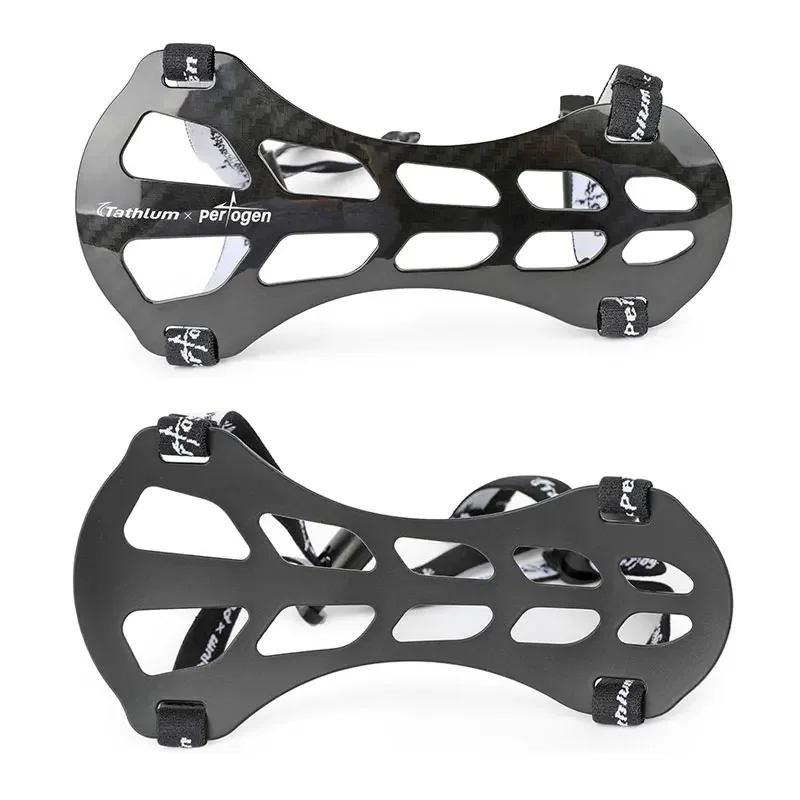 Protector de brazo de tiro con arco, Protector de brazo de fibra de carbono negro, correa ajustable, arco de mano izquierda y derecha, objetivo de tiro de caza, 1 ud. - imagen 4