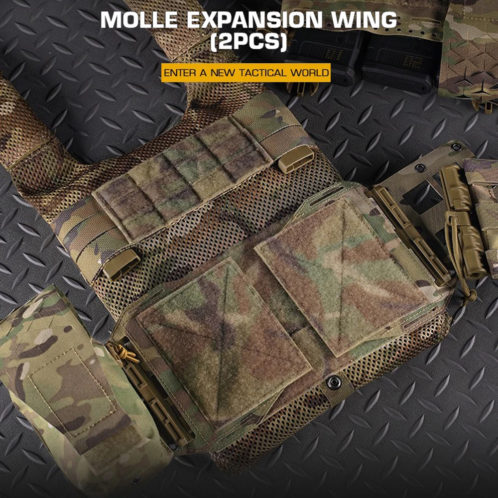 Soporte placa táctica LV119 MOLLE liberación rápida expansor - imagen 5