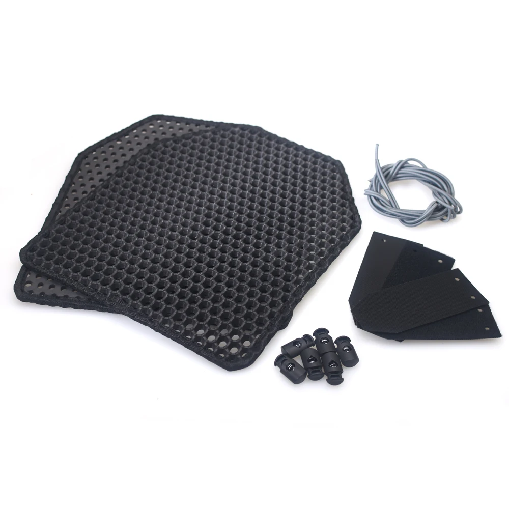 Un par de placas balísticas de chaleco táctico EVA para exteriores, forro acolchado con almohadillas de enfriamiento transpirables