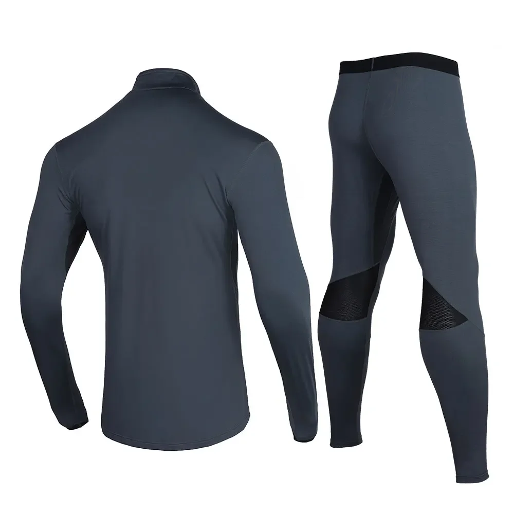 Emersongear-Conjunto de ropa interior cálida y transpirable con cremallera, traje térmico de invierno, Tops, pantalones, camisas, pantalones, viaje, informal, GB - imagen 2