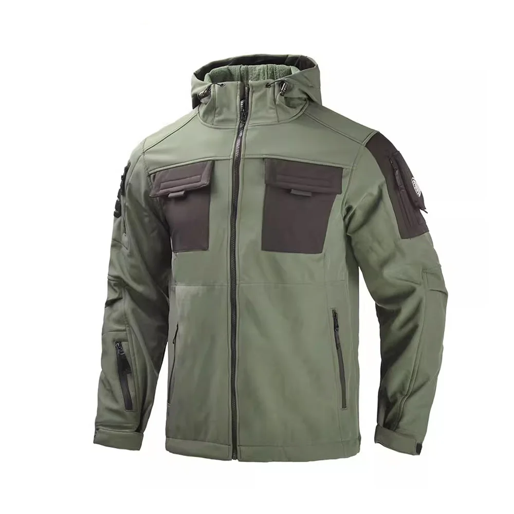 Chaqueta de algodón rusa, traje táctico de algodón, abrigo táctico grueso para hombre, equipo pequeño verde para hombre, uniforme Vintage - imagen 2