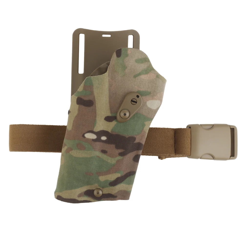 Funda táctica para pistola con linterna, equipo militar de liberación rápida QLS, P320 + X300 - imagen 3