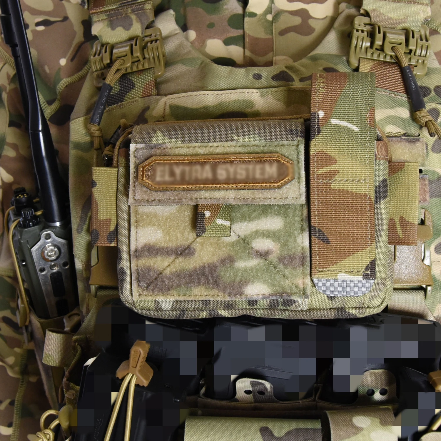 Bolsa táctica Super Admin, bolsa versátil de uso General para Radio, agua, revistas, almacenamiento IFAK Compatible con aparejos de pecho - imagen 4