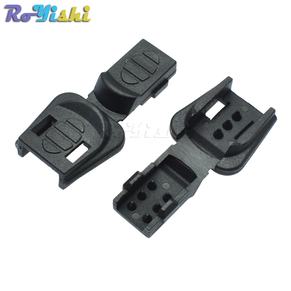 Tiradores de cremallera, tapón de cable, bloqueo final, Clips con cremallera, hebilla de cuerda, Paracord negro - imagen 3