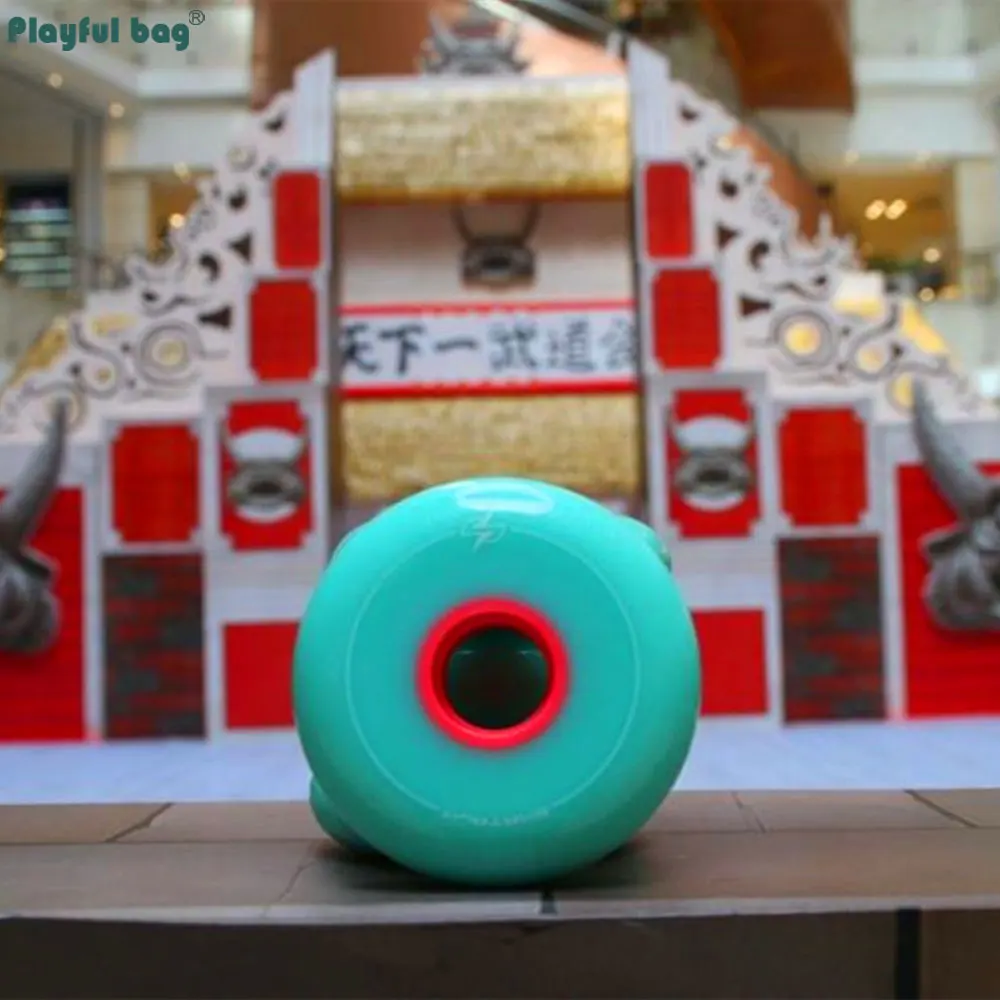 8 unids/set 82A Color turquesa patines en línea ruedas 68 72 76 80MM PU rueda de carne completa patines accesorios AMB300 - imagen 3