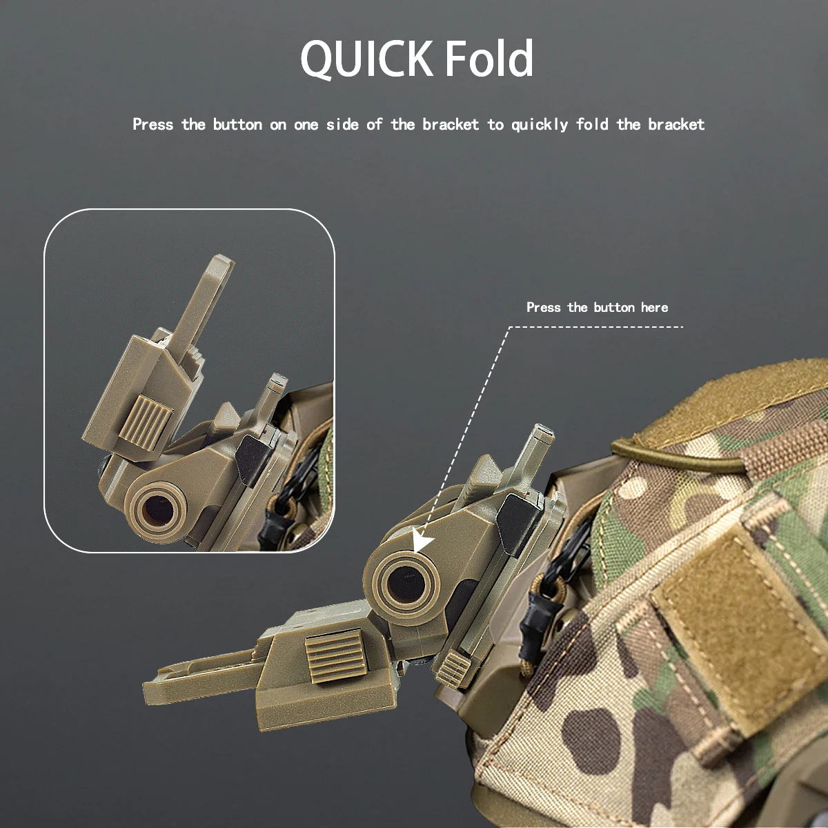 Adaptador de casco Wilcox L4 G24 L4G24 NVG soporte de casco para PVS15 PVS18 GPNVG18 visión nocturna gafas rápidas Stent OPS piezas de cascos - imagen 5