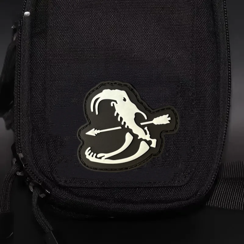 Parche de dinosaurio y calavera, insignia de moral táctica, gancho y bucle de PVC, mochila, ropa, accesorios decorativos, pegatina, brazalete