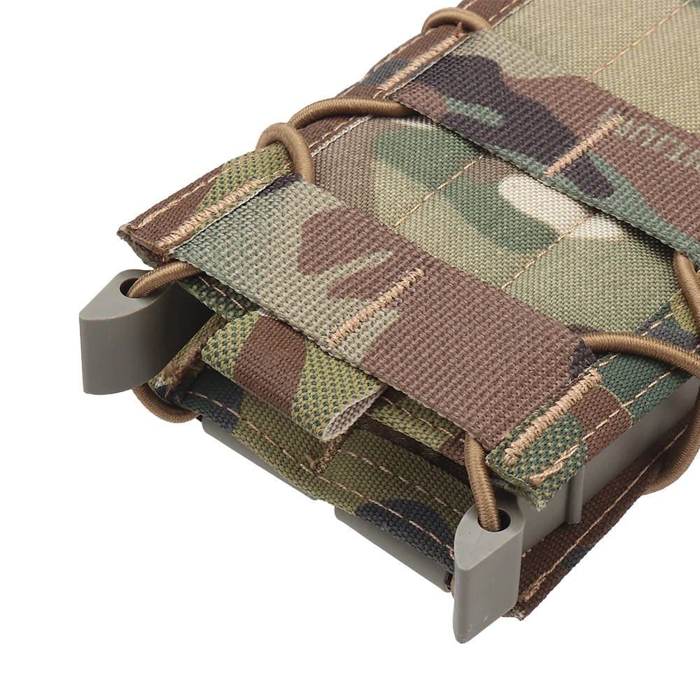 Funda táctica MOLLE abierta para cargador 5.56 AK AR M4 AR15 - imagen 4