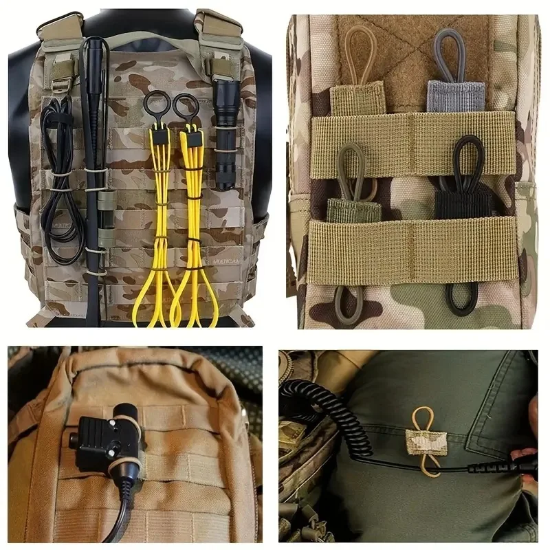 Bucle MOLLE táctico para sujeción de antena en mochila y chaleco - imagen 5
