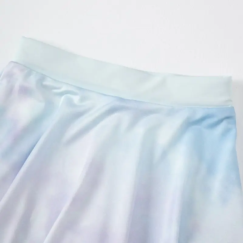 Faldas de béisbol para tenis al aire libre para niñas, falda exterior, pantalones cortos interiores, pantalones de una pieza, faldas deportivas informales con cintura elástica a la moda - imagen 2