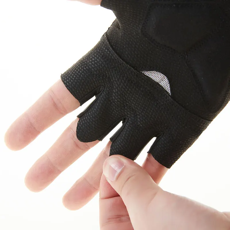 Guantes de Ciclismo de medio dedo para hombre y mujer, manoplas antideslizantes transpirables para Fitness, bicicleta, motocicleta, MTB y pesca, primavera y verano - imagen 3