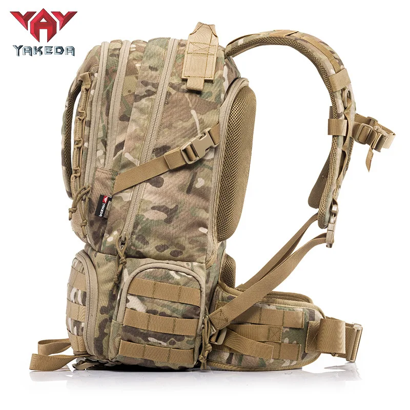 YAKEDA mochila de gran capacidad, mochila táctica multifuncional, bolsa de camuflaje para deportes al aire libre, equipo de Camping y montañismo - imagen 4