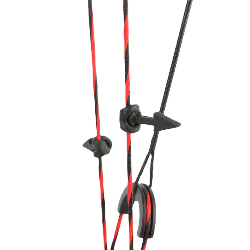 AME 4 Uds estabilizador de cuerda de arco instalar sin quitar cuerda de arco tiro con arco caza silenciador de goma amortiguador - imagen 4