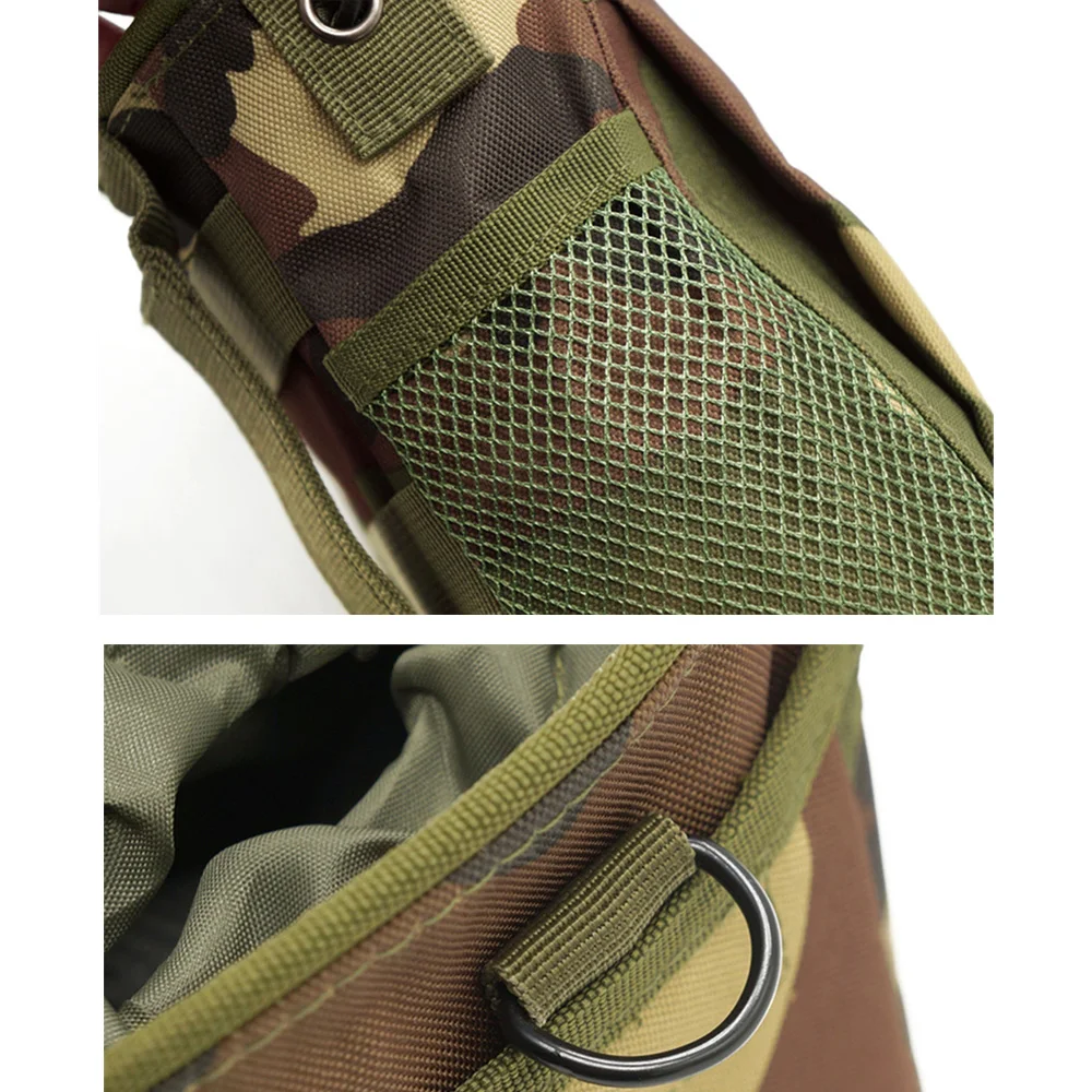 Nueva bolsa de basura MOLLE para caza al aire libre, riñonera y bolsa de reciclaje para munición de camuflaje de nailon 3-5L 600D - imagen 4