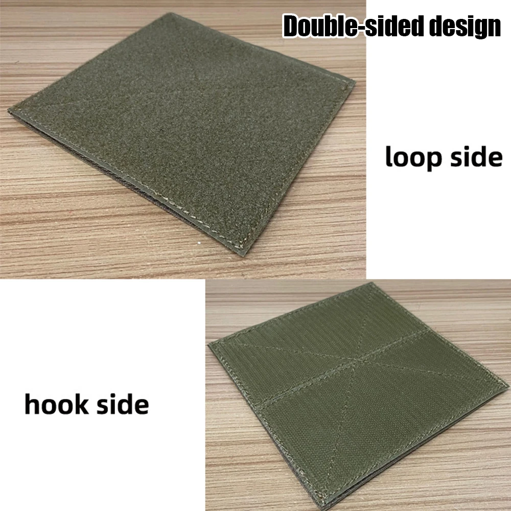 Bolsas de almacenamiento de tablero de parches de gancho y bucle Molle, bolsillos de Panel de exhibición de accesorio táctico para parches de insignias de insignia DIY, 2 uds. - imagen 5