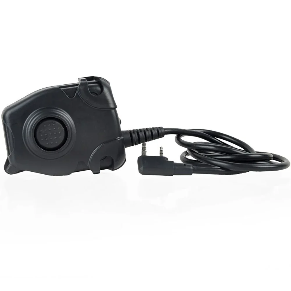 Cable adaptador PTT de auriculares tácticos para auriculares tácticos Z ComtacII H50 MSA SORDIN H60 HD03 Kenwood Baofeng Radio bidireccional - imagen 5