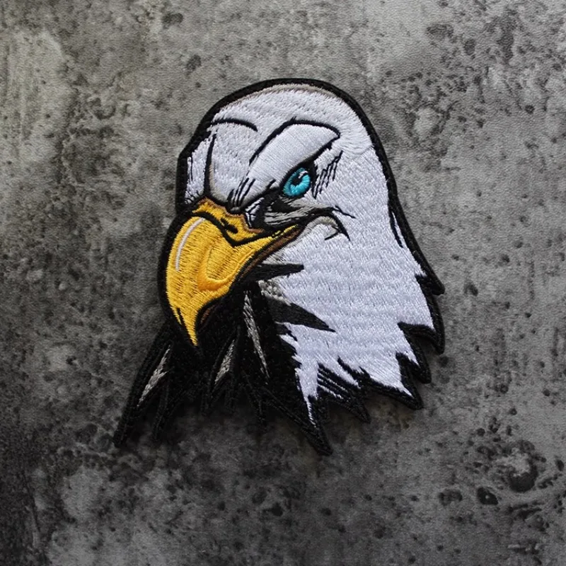Accesorios para bolsa al aire libre, insignia bordada completa de calidad, brazalete de águila libertad, chaqueta de moral DIY de águila americana con pasta de parche - imagen 2