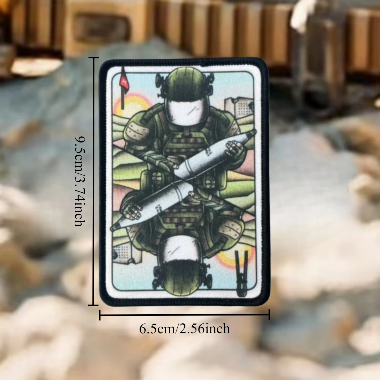 Parche de insignia de moral de OVR-3SH, apliques militares, brazalete táctico, gancho y bucle impresos para ropa, mochila, accesorios, pegatinas - imagen 2