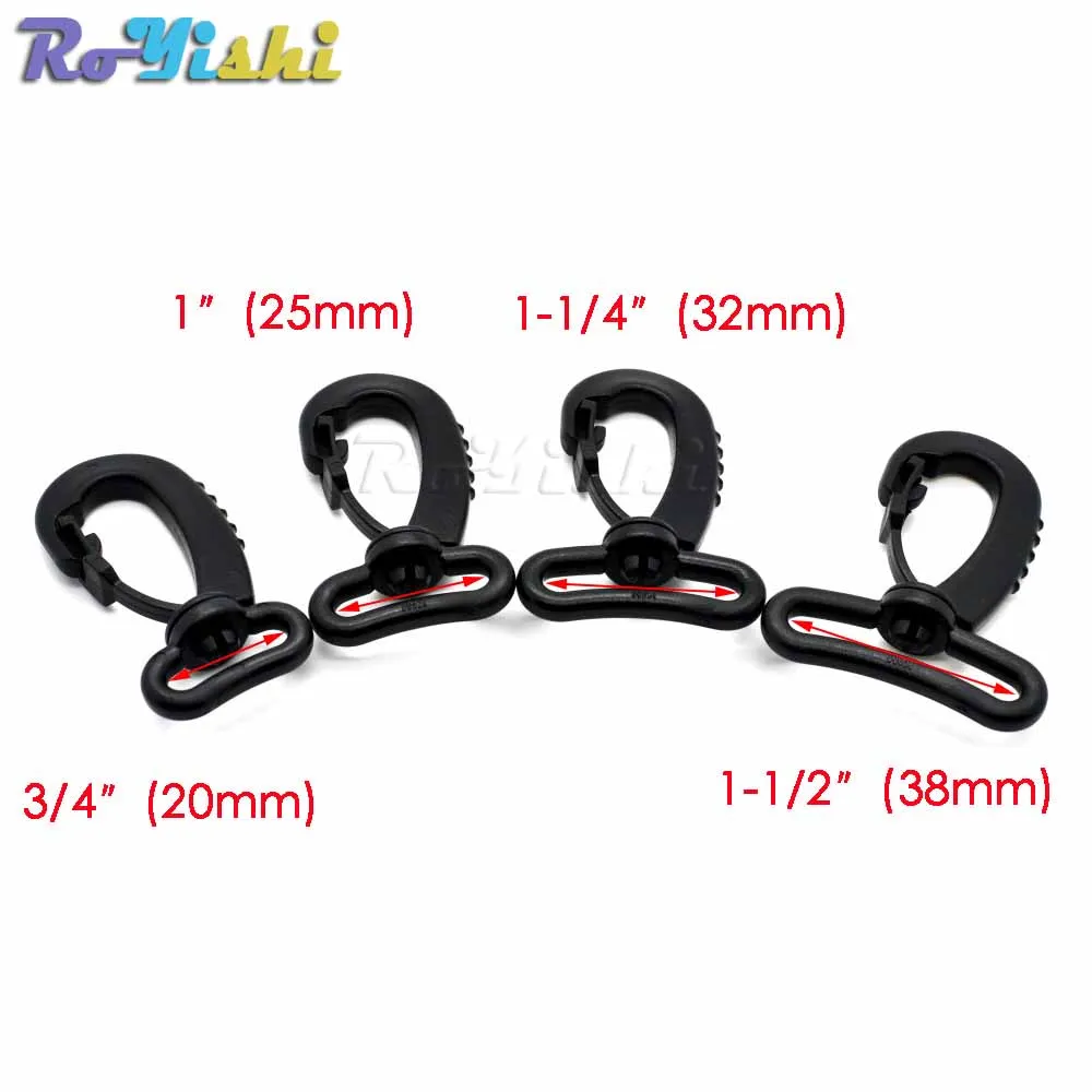 Ganchos giratorios de plástico para bolsos, cinturones, correas, llavero, cierre, accesorios para mochila - imagen 2