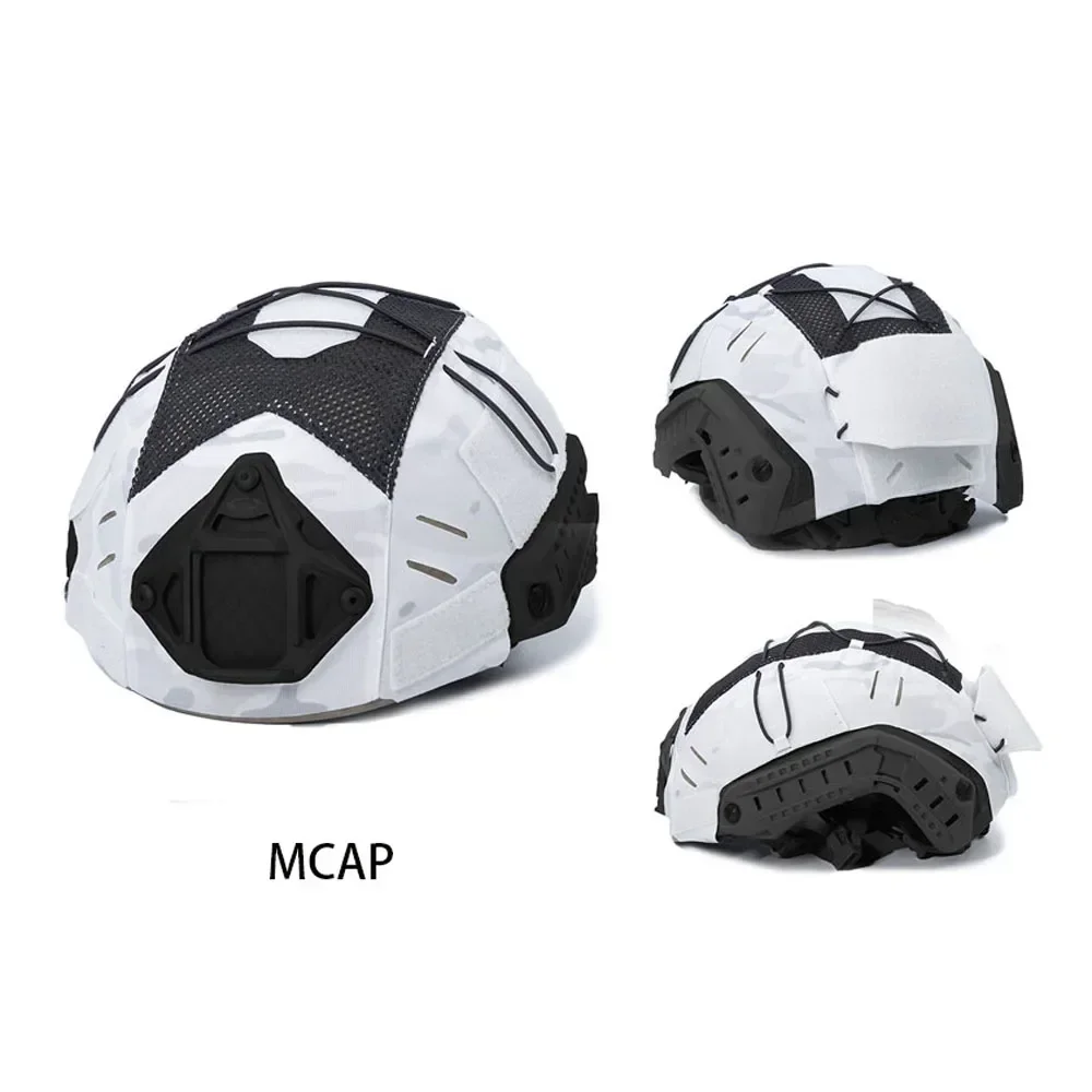 MCBK SF FAST casco cubierta deportes al aire libre balístico alto corte táctico protector casco cubierta tela - imagen 3