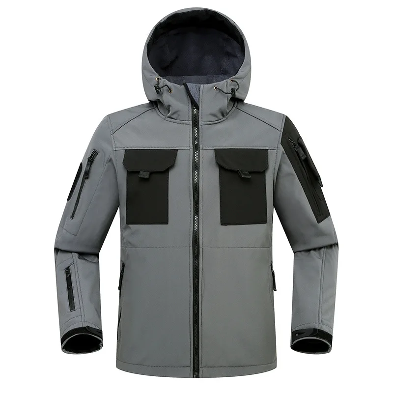 ARC Bird moda función Casual escarabajo táctico Hardshell impermeable a prueba de viento al aire libre ejército ventilador impermeable chaqueta con capucha - imagen 3