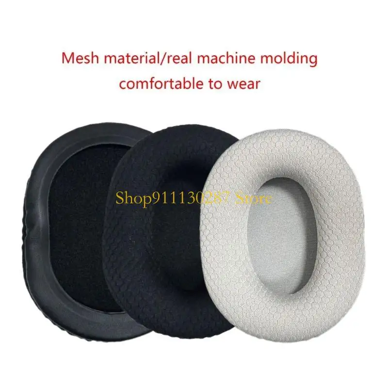 Funda almohadillas J1HC para auriculares supraaurales Barracuda X, almohadillas espuma viscoelástica suave - imagen 5