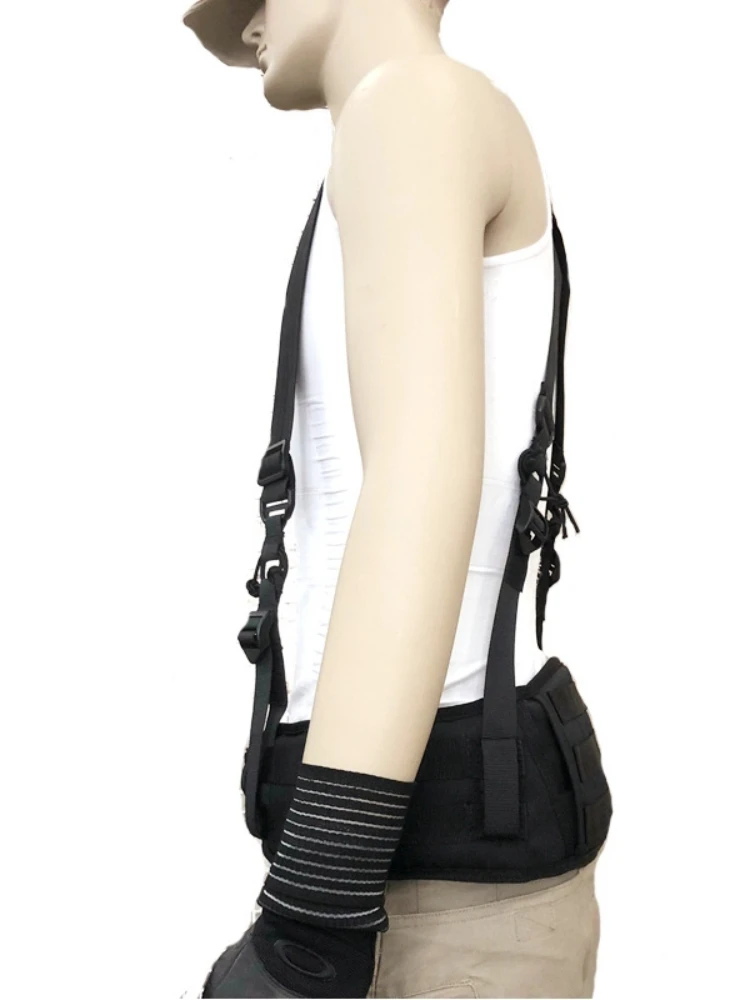 Arnés MOLLE multifuncional táctico para exteriores, cinturón X, correa de peso combinada - imagen 5