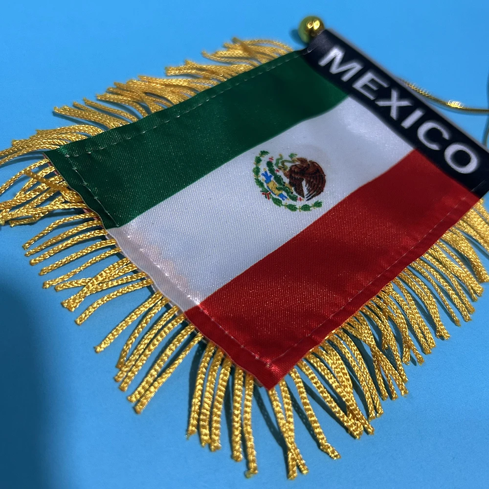 SKY FLAG Bandera de coche México impresa por ambos lados - imagen 4