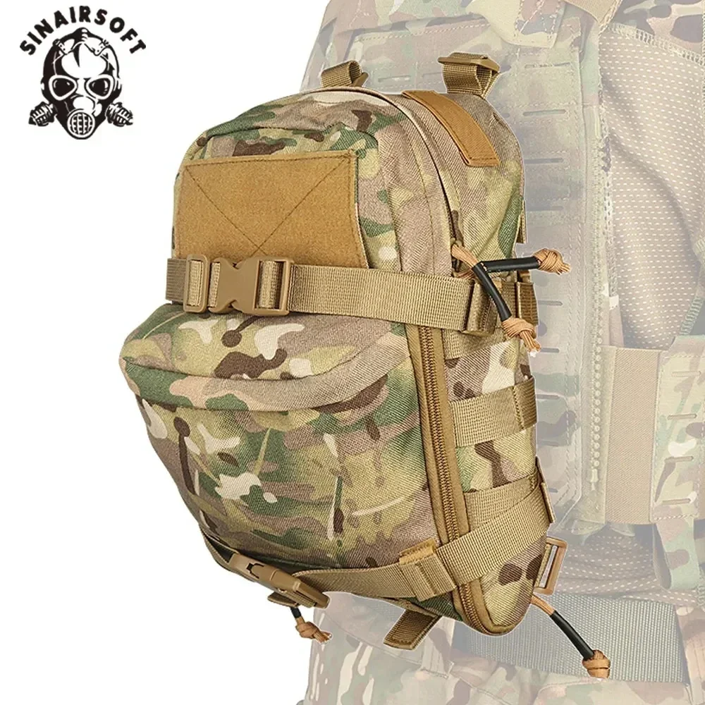Chaleco táctico al aire libre, bolsa de nailon 1000D, mochila ligera impermeable, bolsa de accesorios MOLLE, mochila deportiva para acampar y cazar - imagen 3