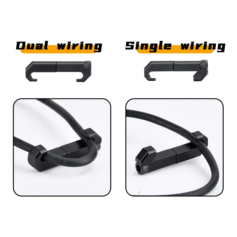 Interruptor de Presión Táctico de Metal CNC con Ranura para Cable para Linterna/Láser M300 M600, Kit de Interruptor Remoto Fijo, Accesorio para Rifle Picatinny - imagen 2