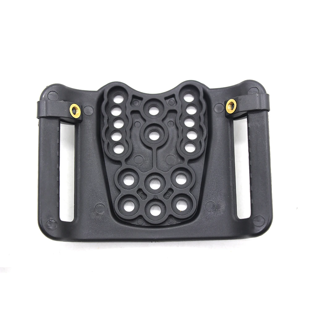 Funda táctica Universal, adaptador de cinturón de cintura con múltiples agujeros, adaptador de tirón rápido, funda para pistola, accesorios para revistas - imagen 3