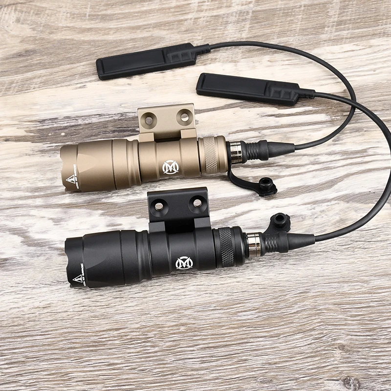 SF M300, juego de Base de logotipo defensivo táctico, linterna de 400 lúmenes, potente salida, luz de cazador para Mlok Keymod - imagen 3