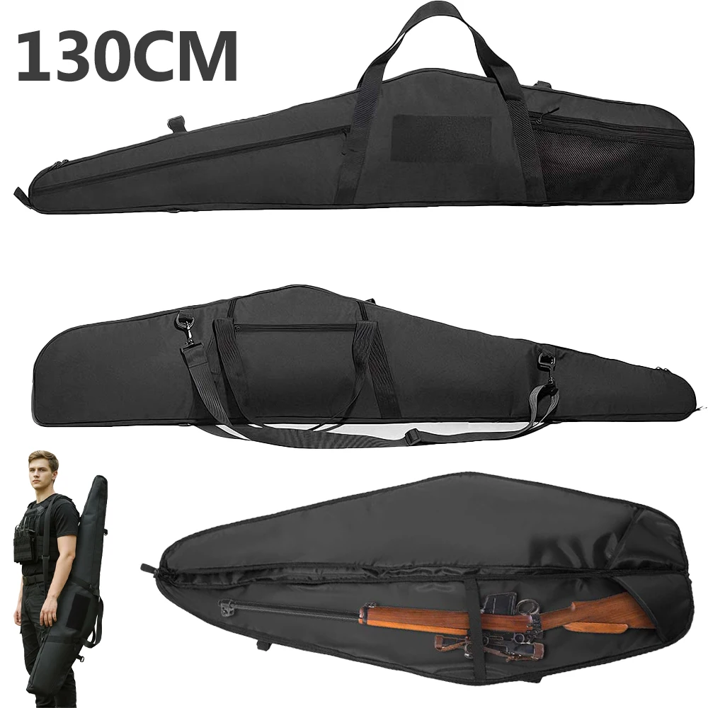 Funda para rifle táctica acolchada con bandolera protectora