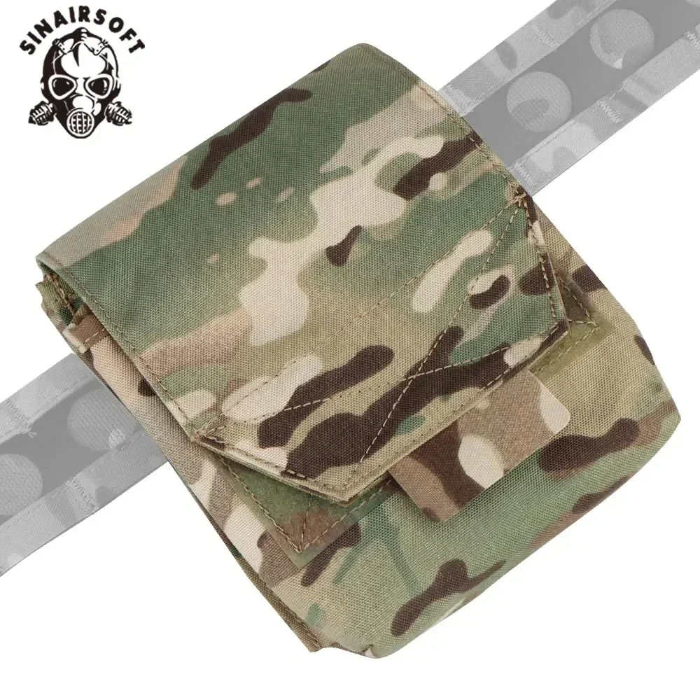 Bolsa multifuncional para revistas estilo SS 500D, bolsillo magnético de nailon negro para portador de platos, accesorios Molle, equipo táctico - imagen 5