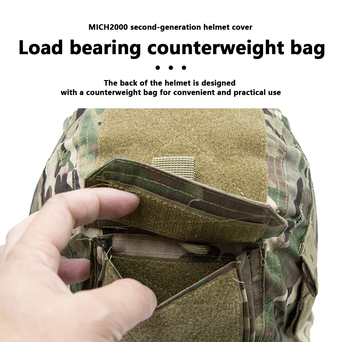 Cubierta de camuflaje para casco táctico MICH 2000, accesorios resistentes a los arañazos para casco Airsoft Paintball - imagen 5
