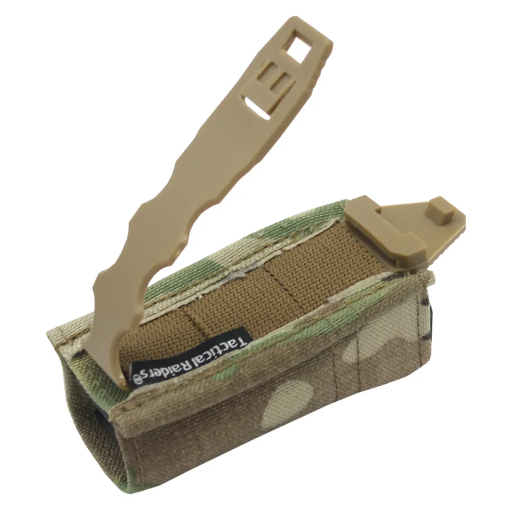 VULPO-bolsa táctica para pistola Airsoft de 9mm, bolsa para cargador individual, estilo KYWI Mag, para caza y Tiro de Paintball - imagen 5