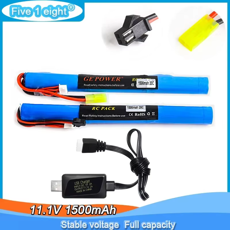 GE Power batería LiPo airsoft RC conector Mini Tamiya SM - imagen 2