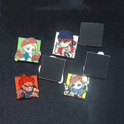Parche metal Street Fighter – Insignia táctica gamer con gancho para bolsa