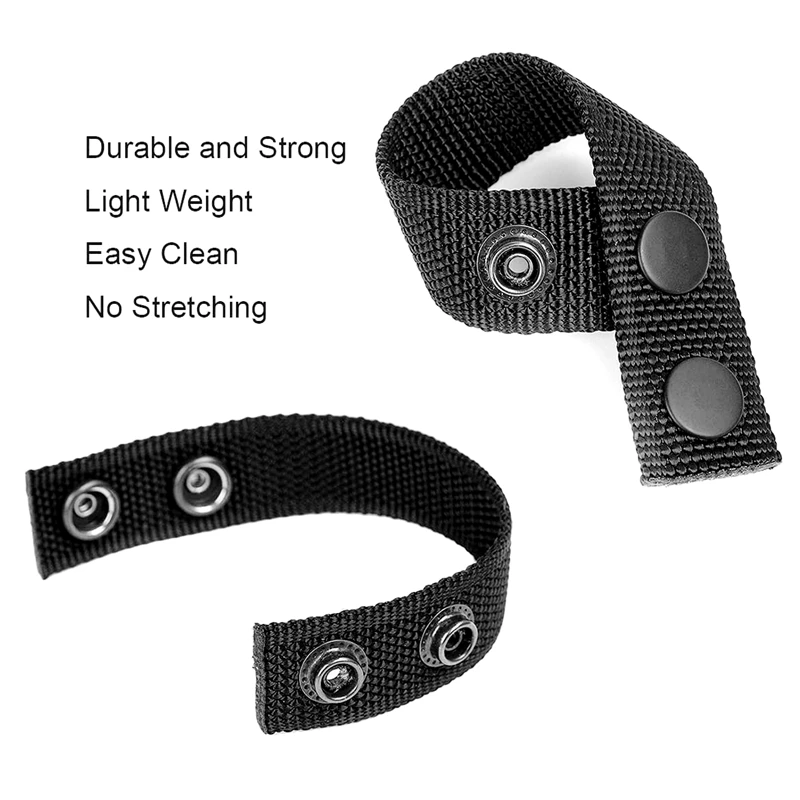 KISMIS-cinturón táctico multiusos de 4 piezas, hebilla de nailon con broches dobles, cinturón ancho, accesorios para deportes al aire libre - imagen 3