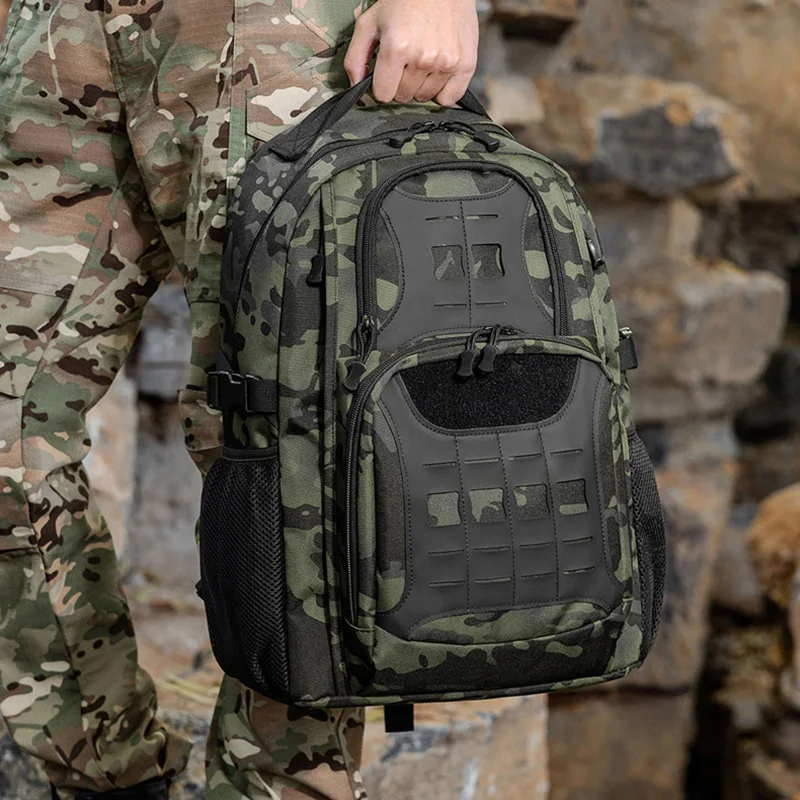 Mochila táctica para acampar para hombre, suministros de viaje, bolsa Molle, mochila para escalada al aire libre, senderismo, mochila grande para entrenamiento de caza deportiva - imagen 3