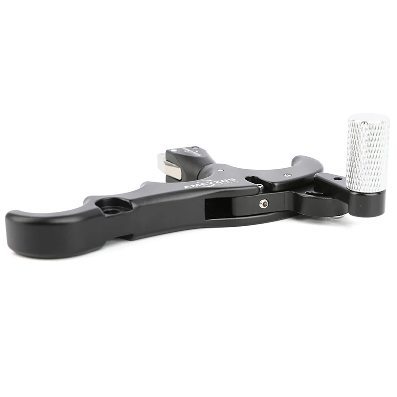 Ayuda de liberación de arco compuesto de 4 dedos, agarre de gatillo de pulgar de aleación de aluminio, rotación de 360 grados para mano izquierda/derecha, accesorios de tiro con arco - imagen 5