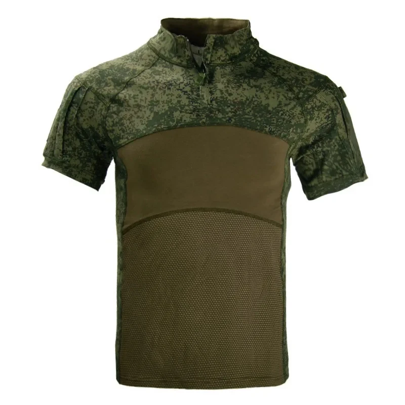 Camiseta táctica hombre algodón secado rápido manga corta exteriores - imagen 4