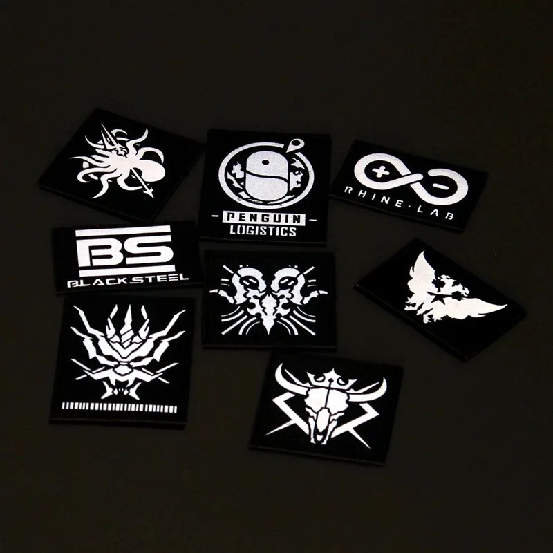 Parche táctico reflectante IR Arknights, insignia de moral de logística de pingüino, brazalete BS, parches de gancho y bucle para ropa, apliques para mochila - imagen 2