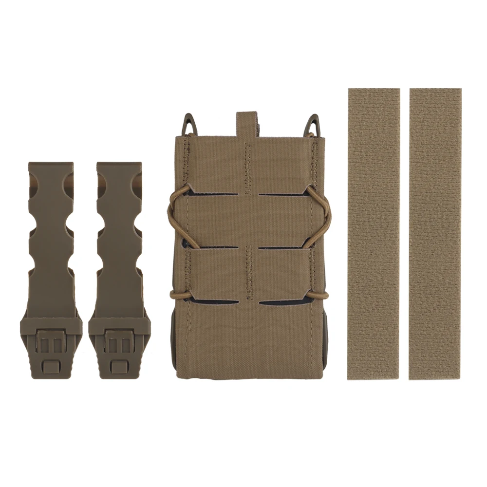 Bolsa táctica para revista AK AR M4 AR15, 7,62/56, bolsa individual para Rifle, pistola, Molle Mag, funda para chaleco de caza, soporte para herramientas EDC
