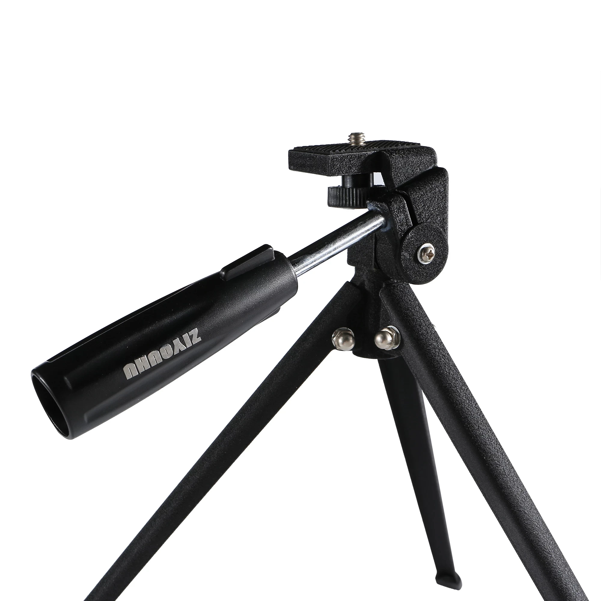 Trípode de Metal con interfaz estándar de 1/4 pulgadas, accesorio giratorio de 180 grados para telescopio, visión nocturna, telémetro de imagen térmica, binoculares, soporte - imagen 5
