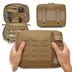 Bolsa táctica MOLLE admin modular con corte láser, EDC EMT