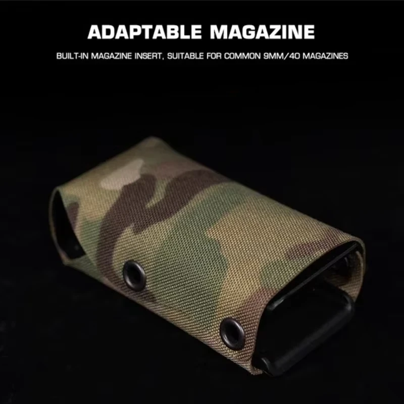ERQYGRA revista táctica WRC bolsa ligera para pistola Mag bolsa de cintura de caza CS juego de guerra tiro deportes Molle accesorios del sistema - imagen 3
