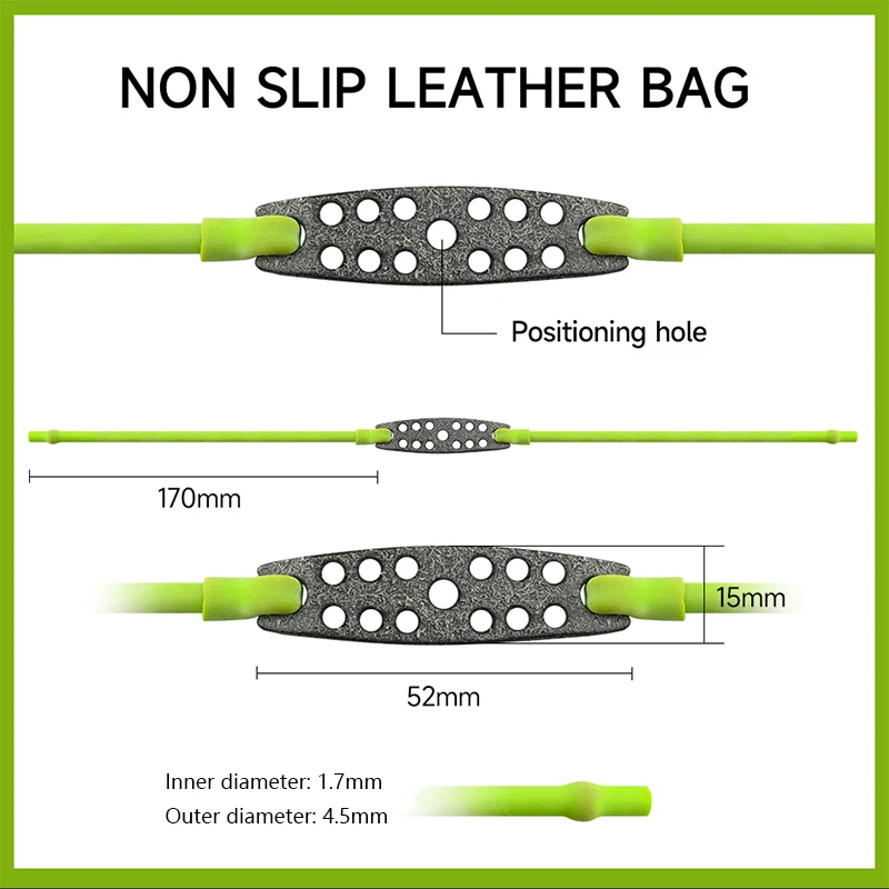 100% marca potente tiro Slingsshot tubo de goma de látex Natural banda catapulta equipo elástico alta banda de tubo elástico Ac - imagen 2