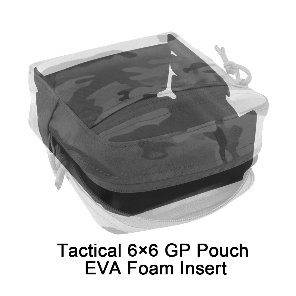 Almohadilla protectora táctica de espuma EVA, 6 × 6 GP, cojín NVG, máscara, gafas, cámara, herramienta de caza, equipo de protección - imagen 3