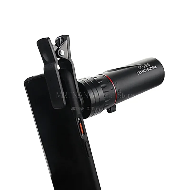 Mini telescopios con Zoom de Gran Aumento 99x99, Monocular HD, Monocular de visión nocturna con poca luz para viajes y caza - imagen 3